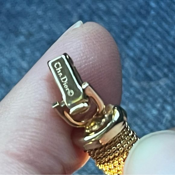 Christian Dior Gold Choker - Picture 8 of 10